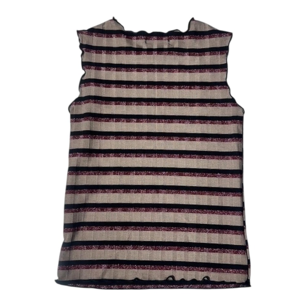 NWT Poof Striped Muscle Tank Size Large - Picture 8 of 13